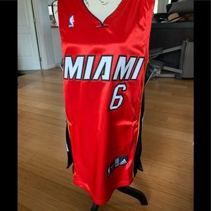 Miami Heat Lebron James jersey size 44(small)